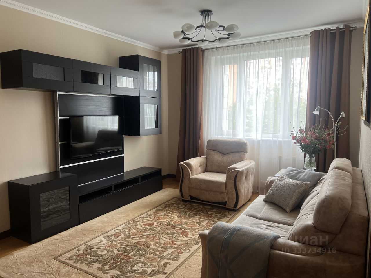 3-комнатная квартира, 74 м²