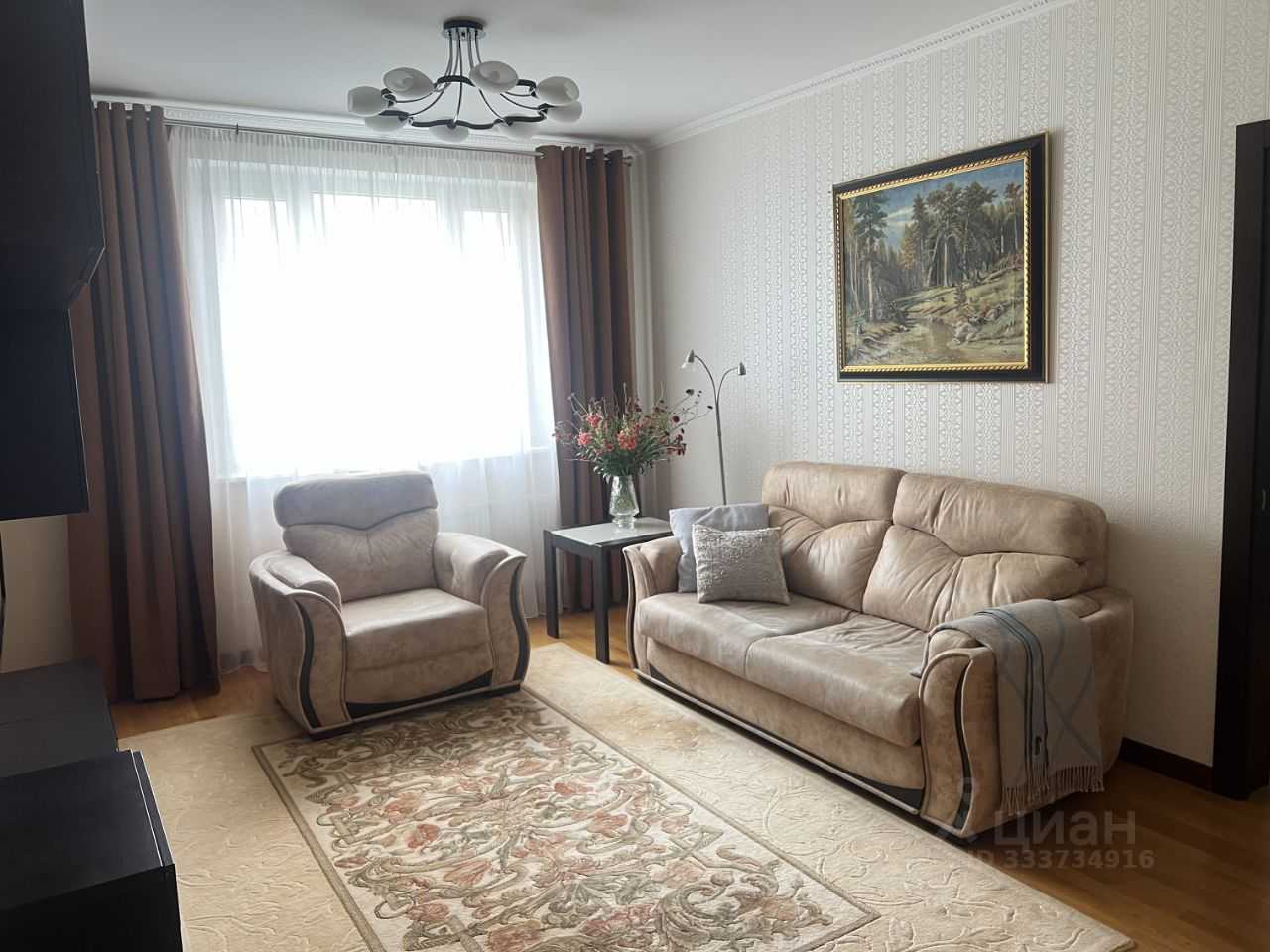 3-комнатная квартира, 74 м² — фотография 2