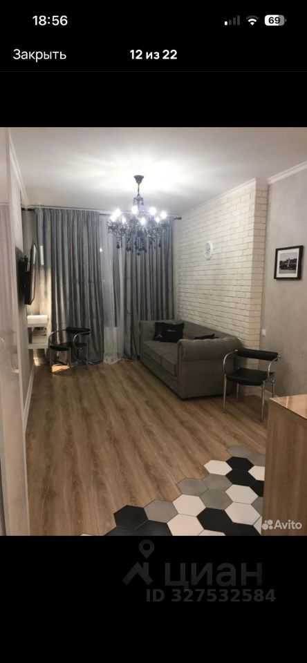 1-комнатная квартира, 40 м²