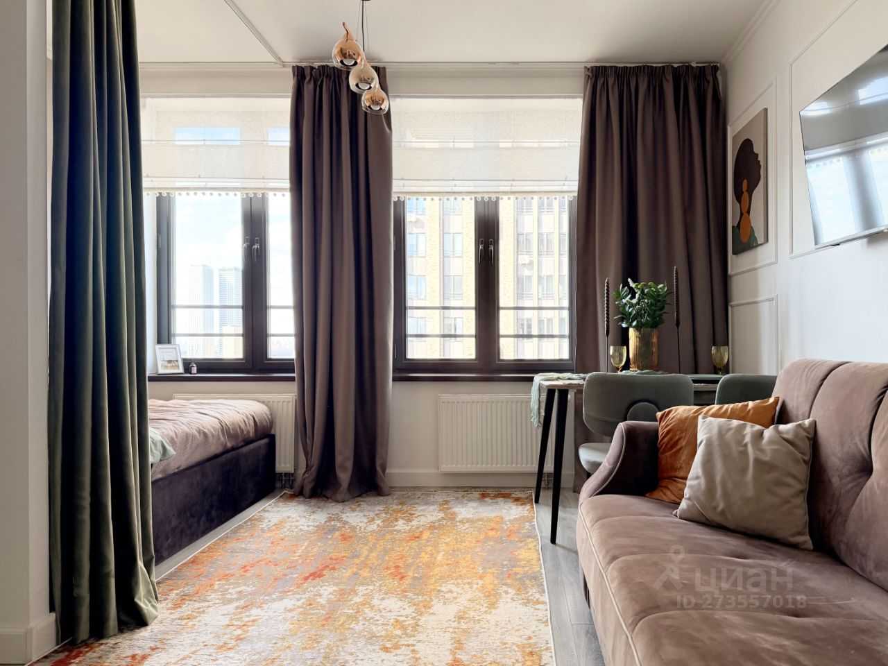 1-комнатная квартира, 29 м² — фотография 3