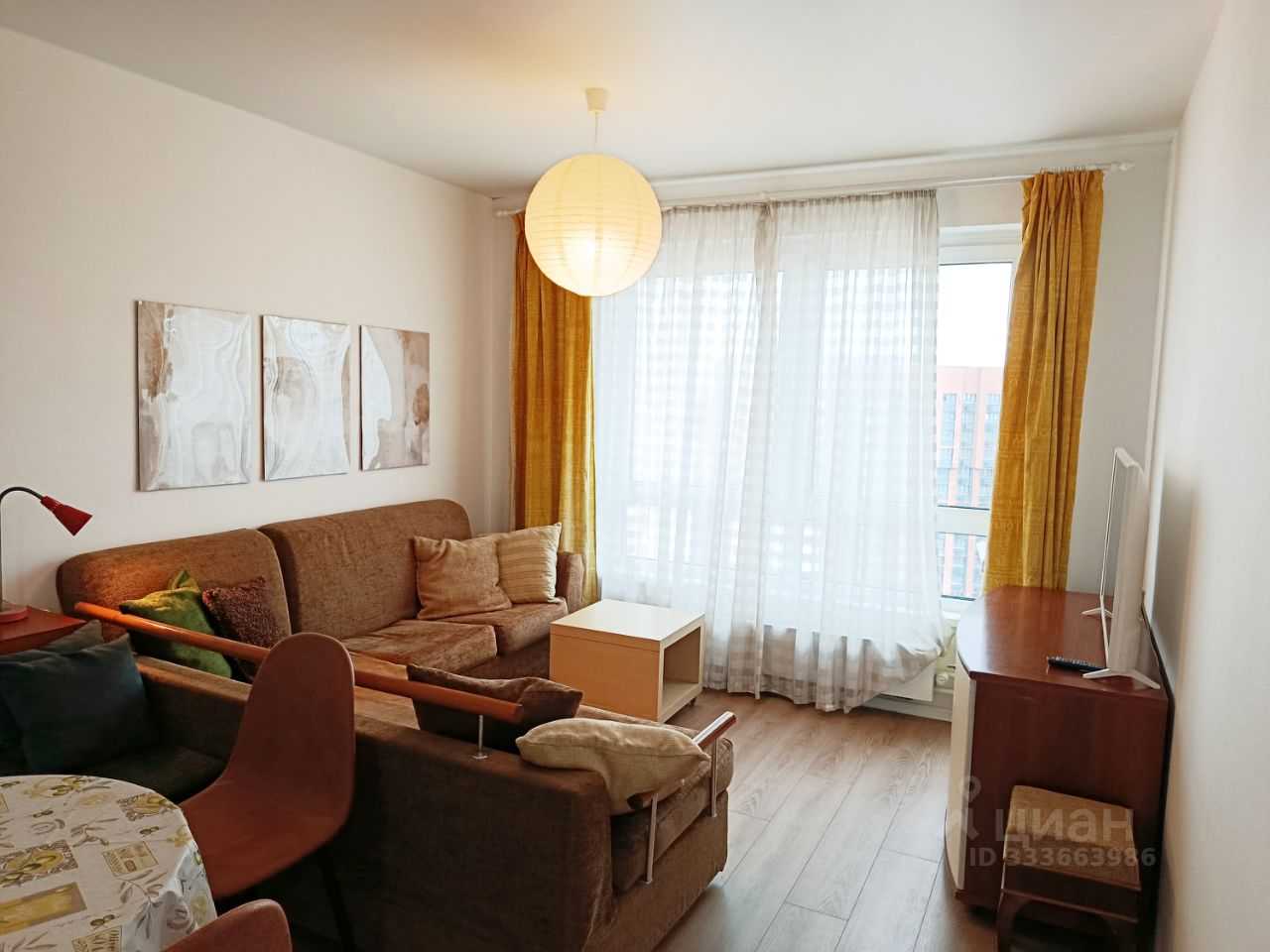 2-комнатная квартира, 39,6 м²