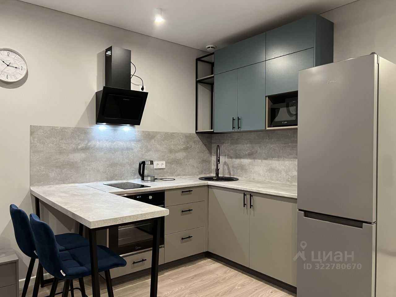 1-комнатная квартира, 37 м²