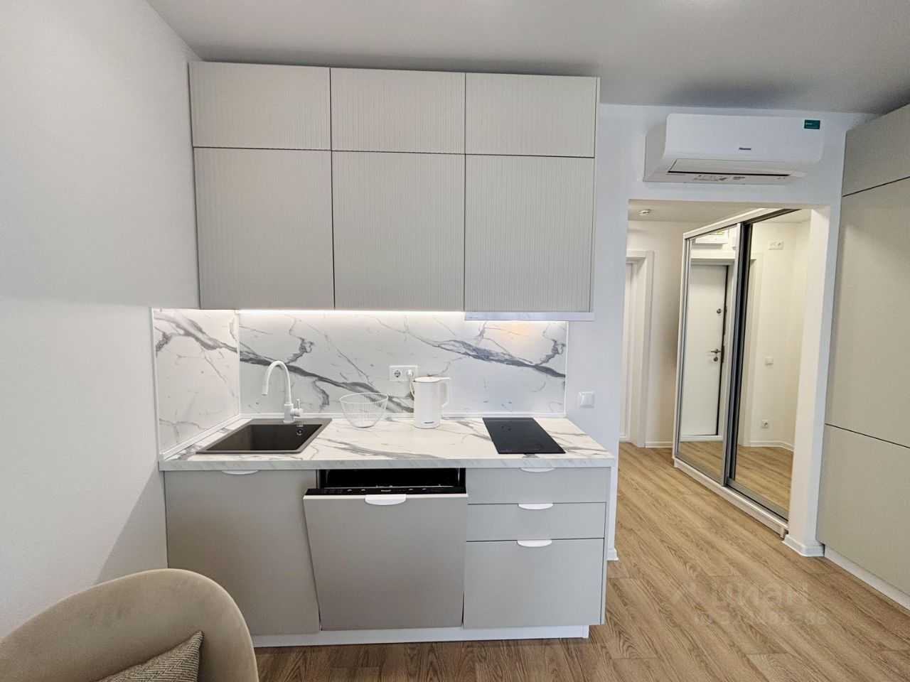 1-комнатная квартира, 24 м² — фотография 3