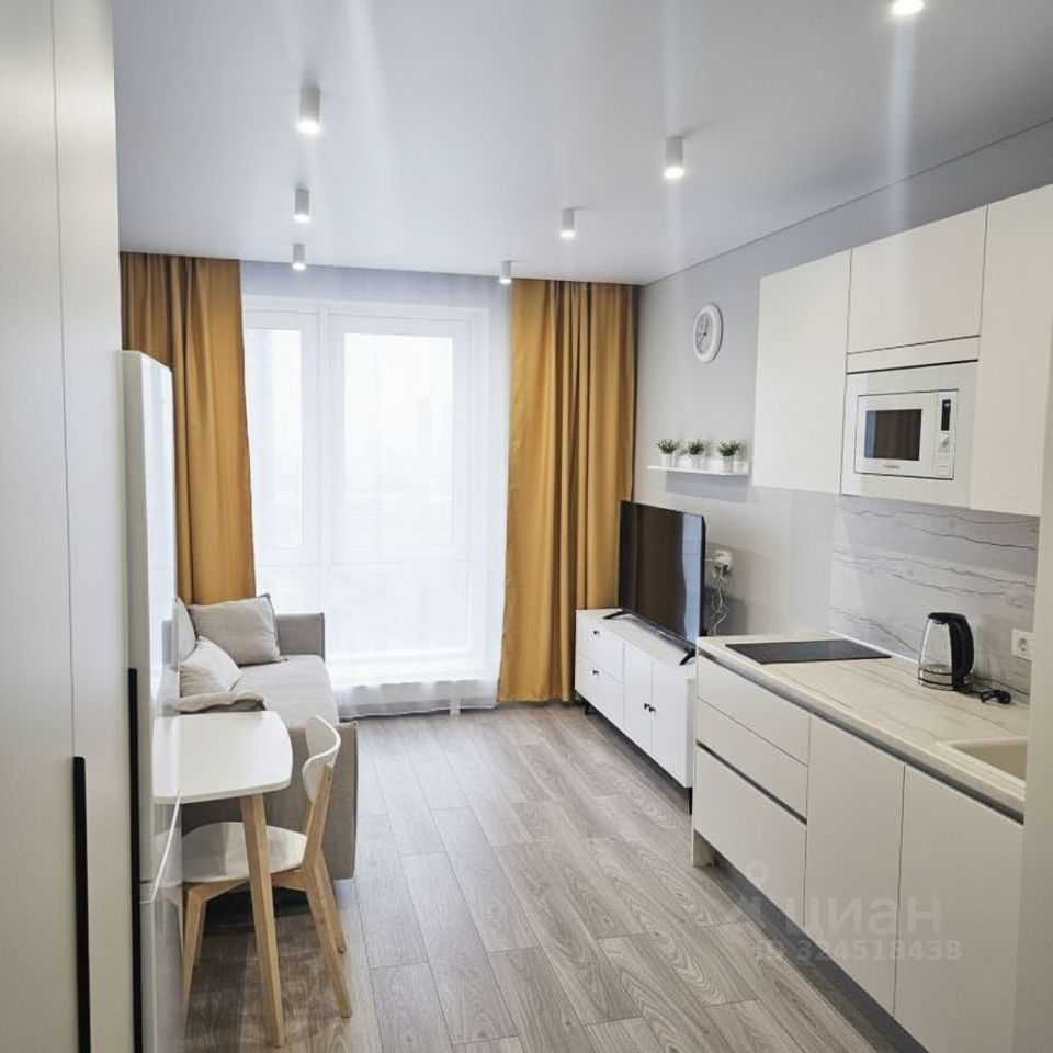 1-комнатная квартира, 21,6 м²