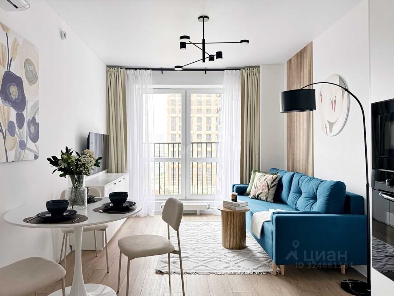 1-комнатная квартира, 35,1 м² — фотография 2