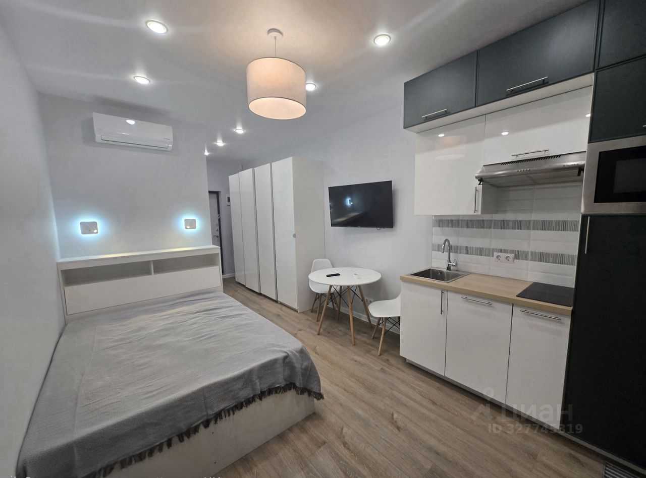 1-комнатная квартира, 23,6 м²
