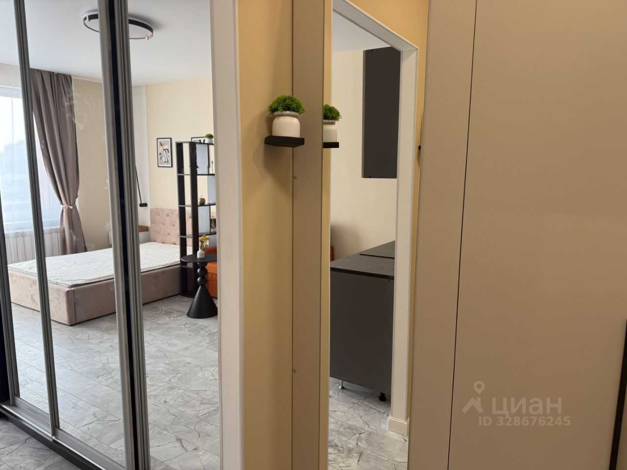 1-комнатная квартира, 27,5 м²