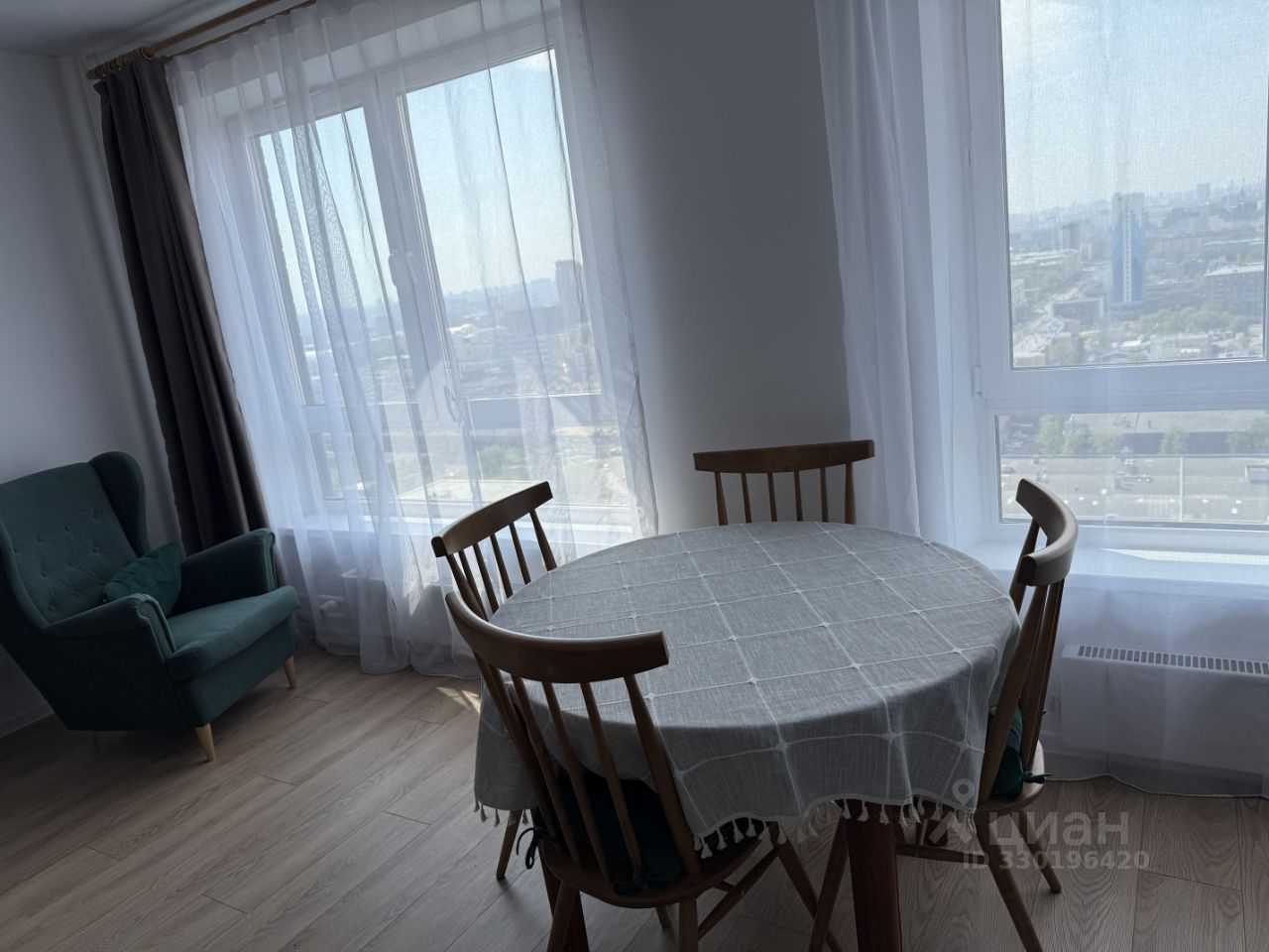 1-комнатная квартира, 34 м²