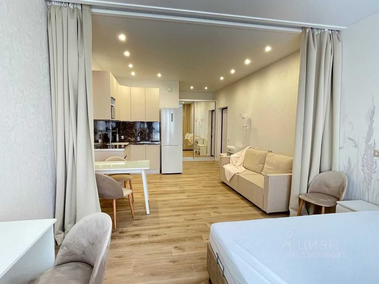1-комнатная квартира, 35 м²