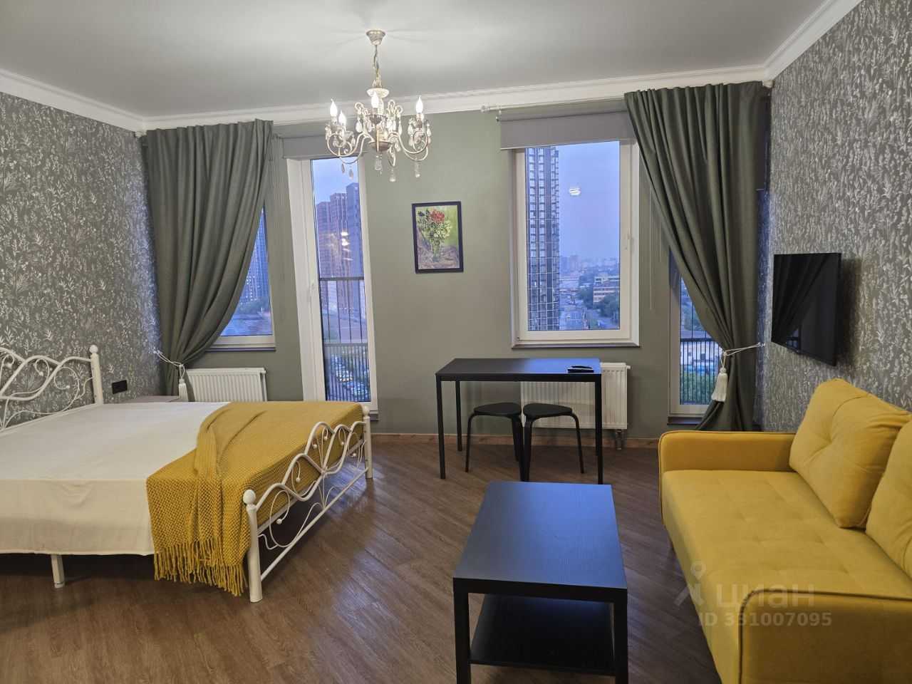 1-комнатная квартира, 35,4 м²