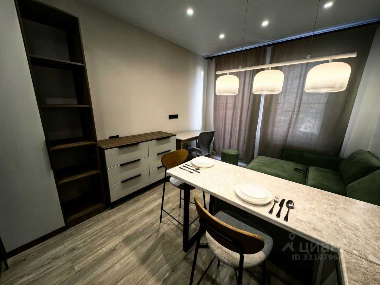 1-комнатная квартира, 23,9 м² — фотография 2