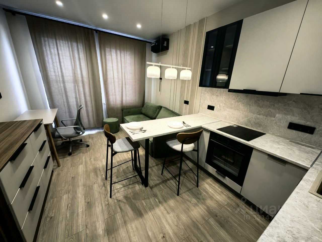 1-комнатная квартира, 23,9 м²