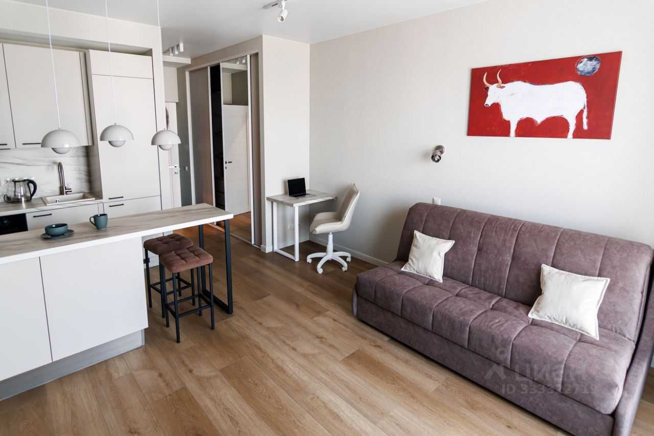 1-комнатная квартира, 27,5 м²