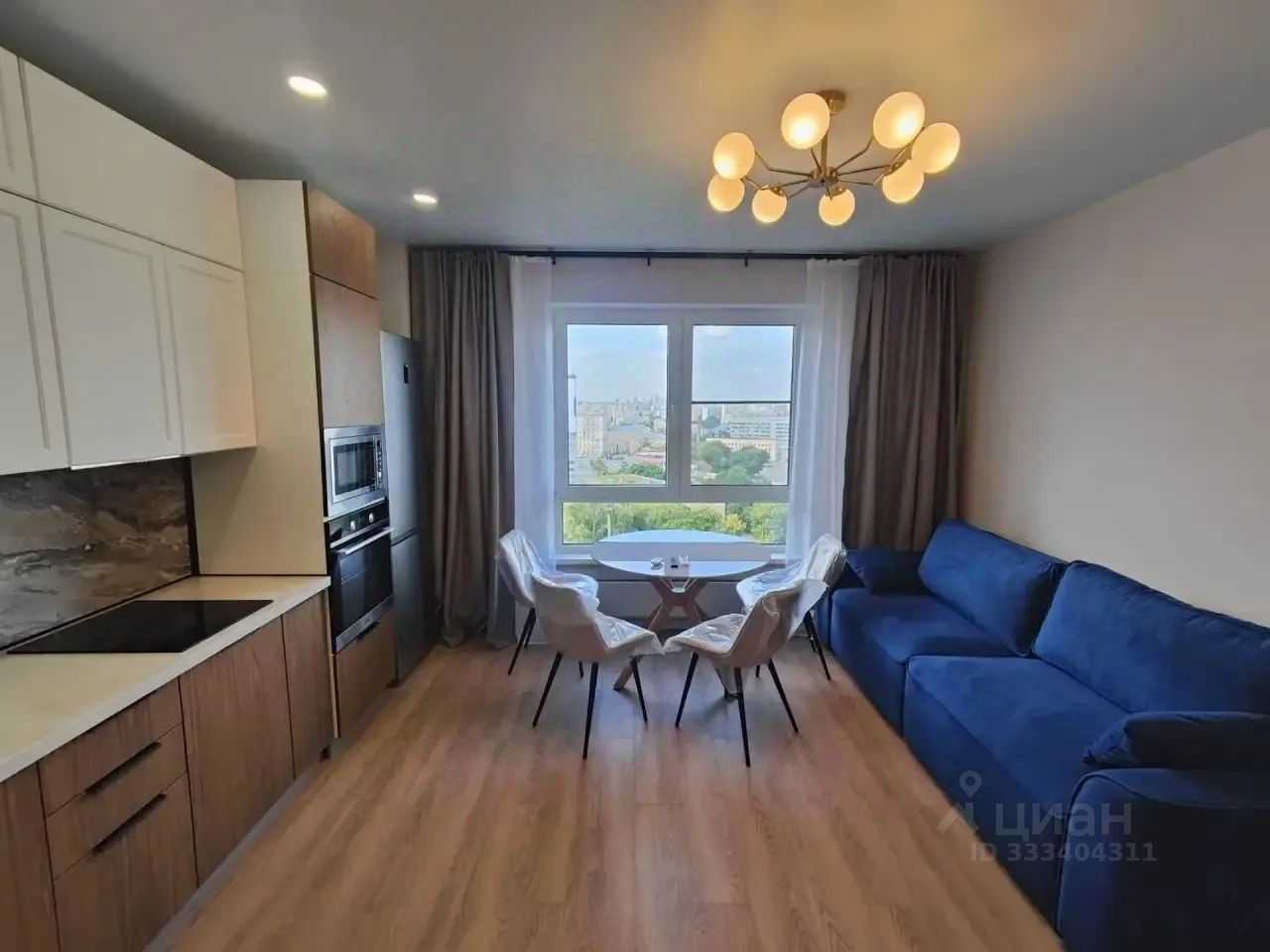 3-комнатная квартира, 50,4 м²