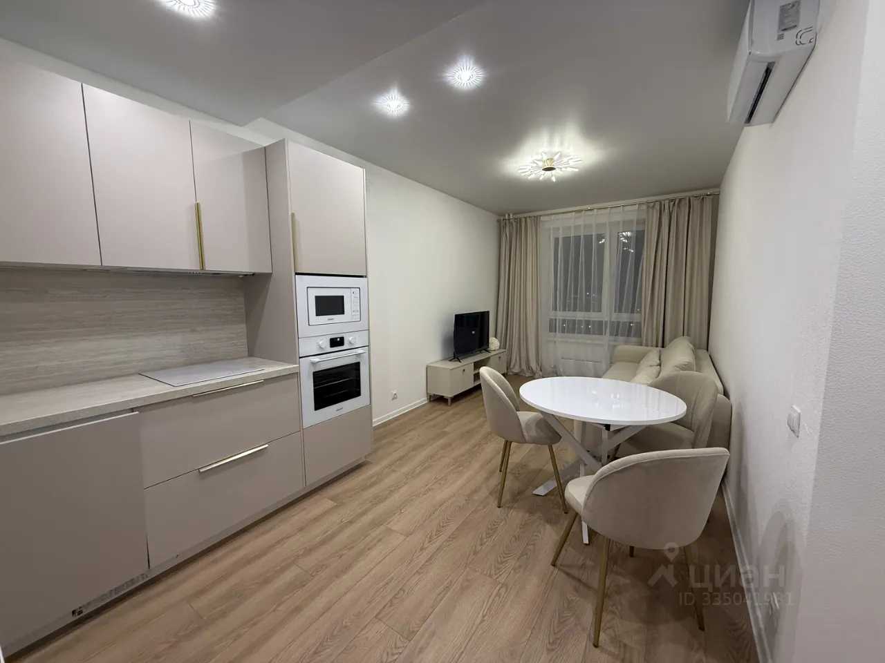 1-комнатная квартира, 35,1 м²