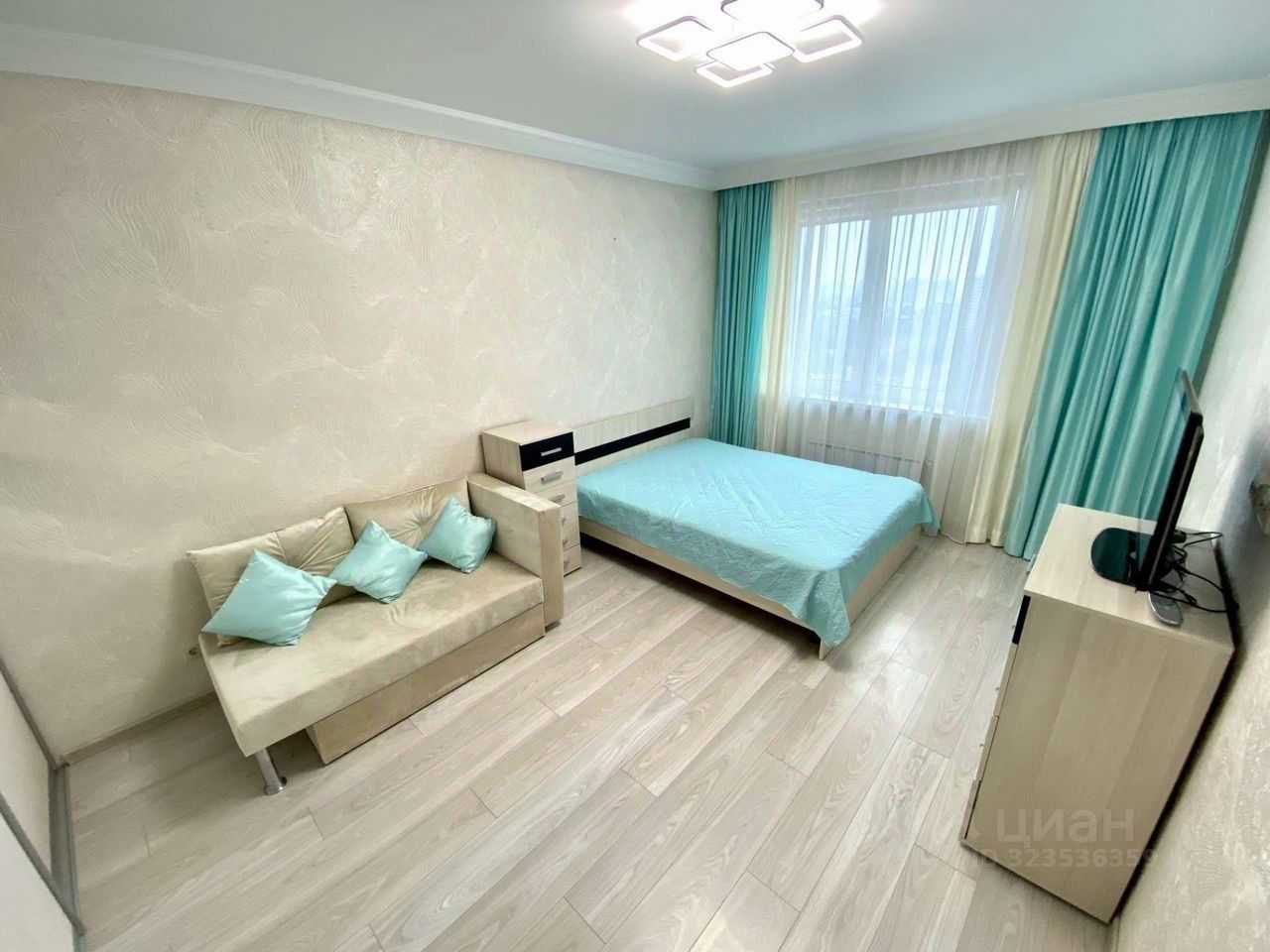 1-комнатная квартира, 35,5 м²