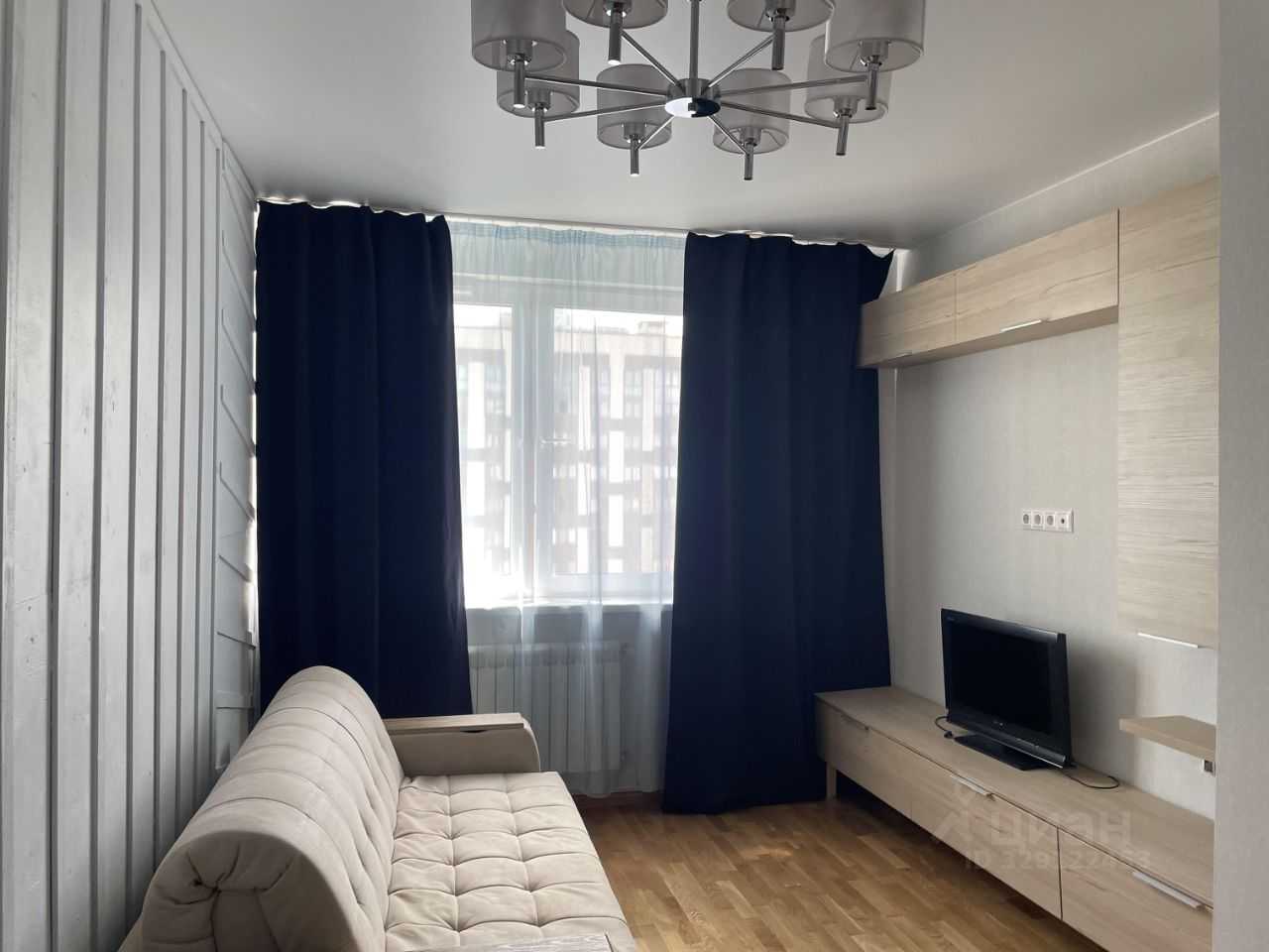 1-комнатная квартира, 35 м²