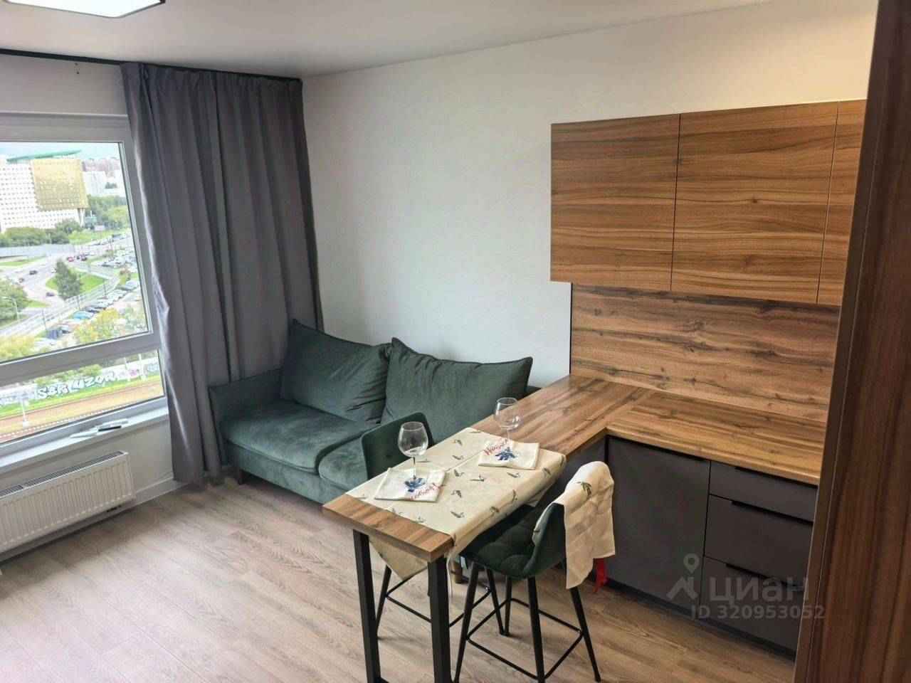 1-комнатная квартира, 26 м² — фотография 2