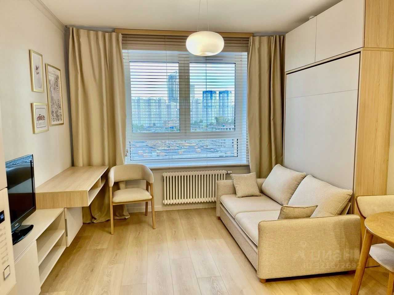 1-комнатная квартира, 24 м²