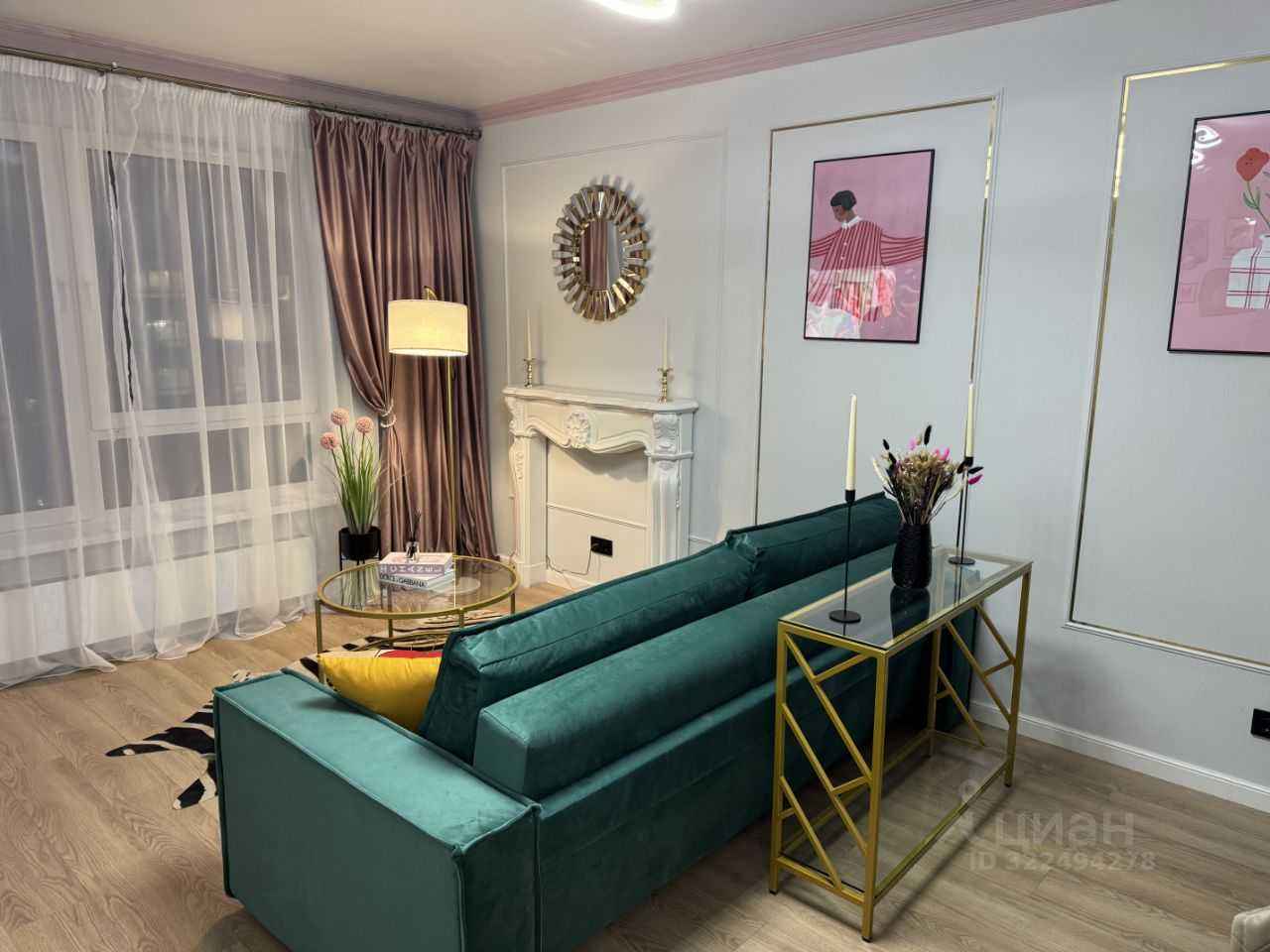 1-комнатная квартира, 45,8 м² — фотография 2
