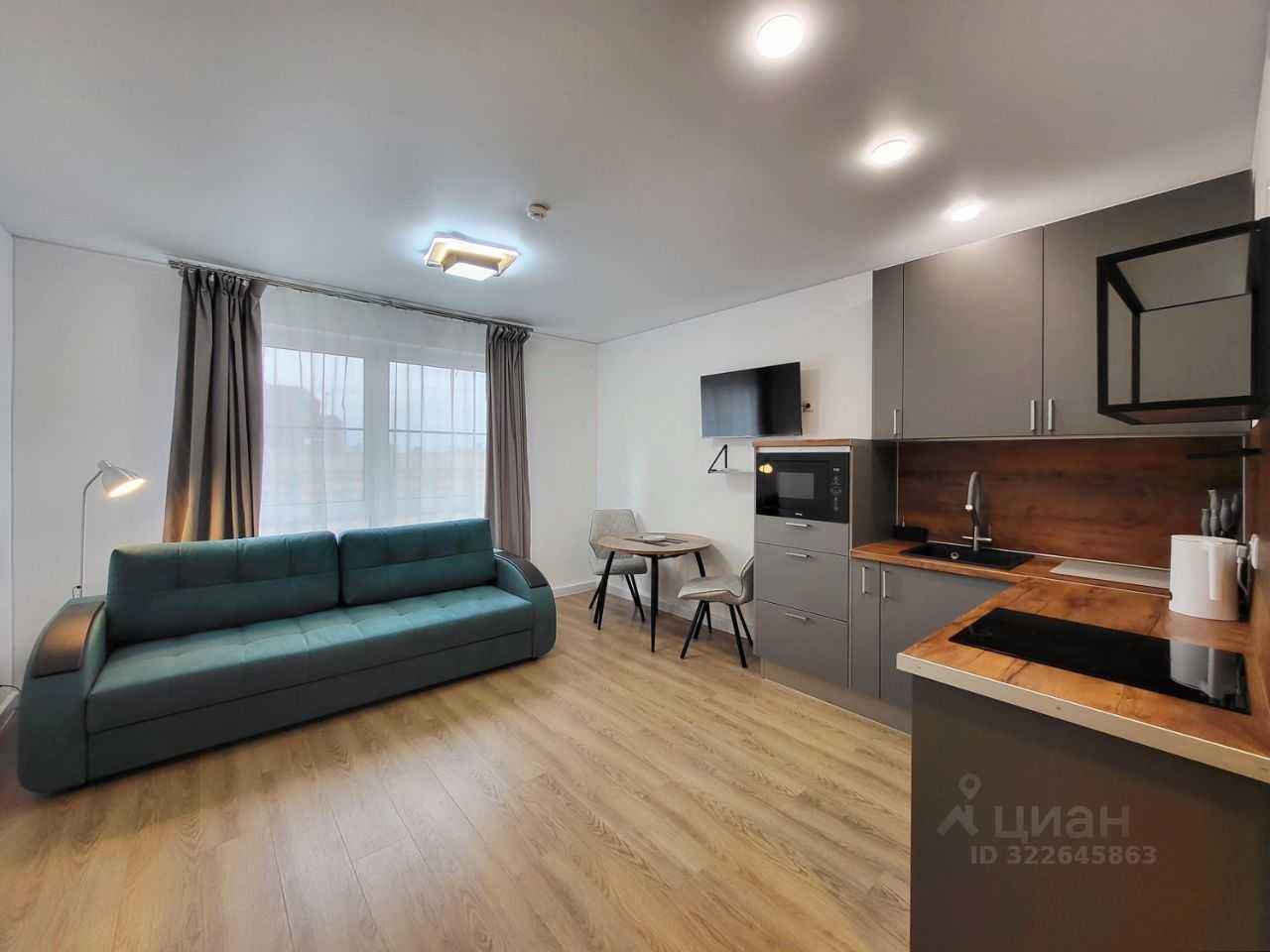 1-комнатная квартира, 24 м²