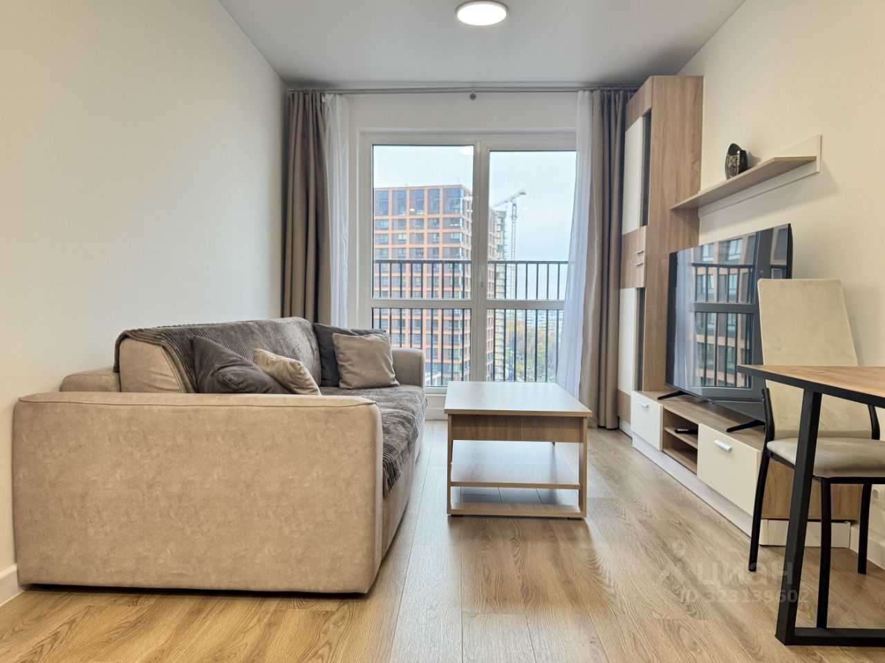 3-комнатная квартира, 53 м²