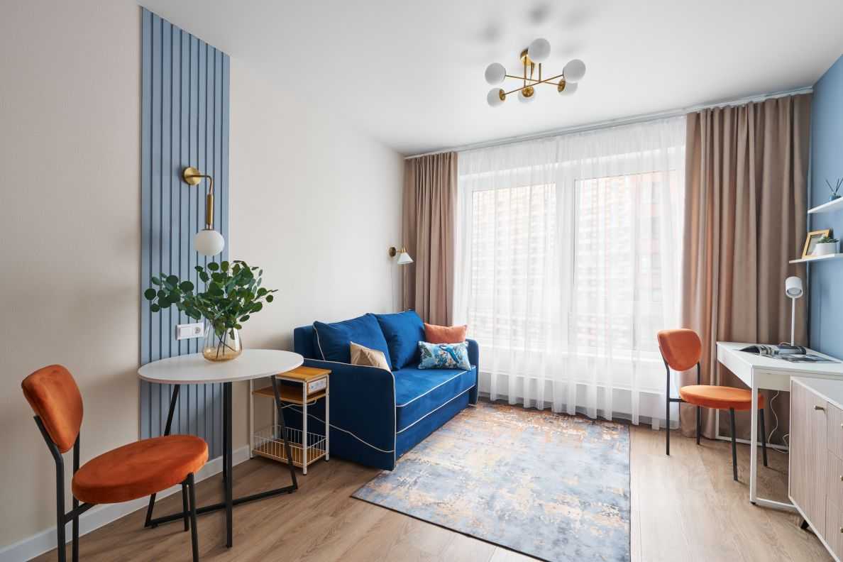 1-комнатная квартира, 19,5 м²