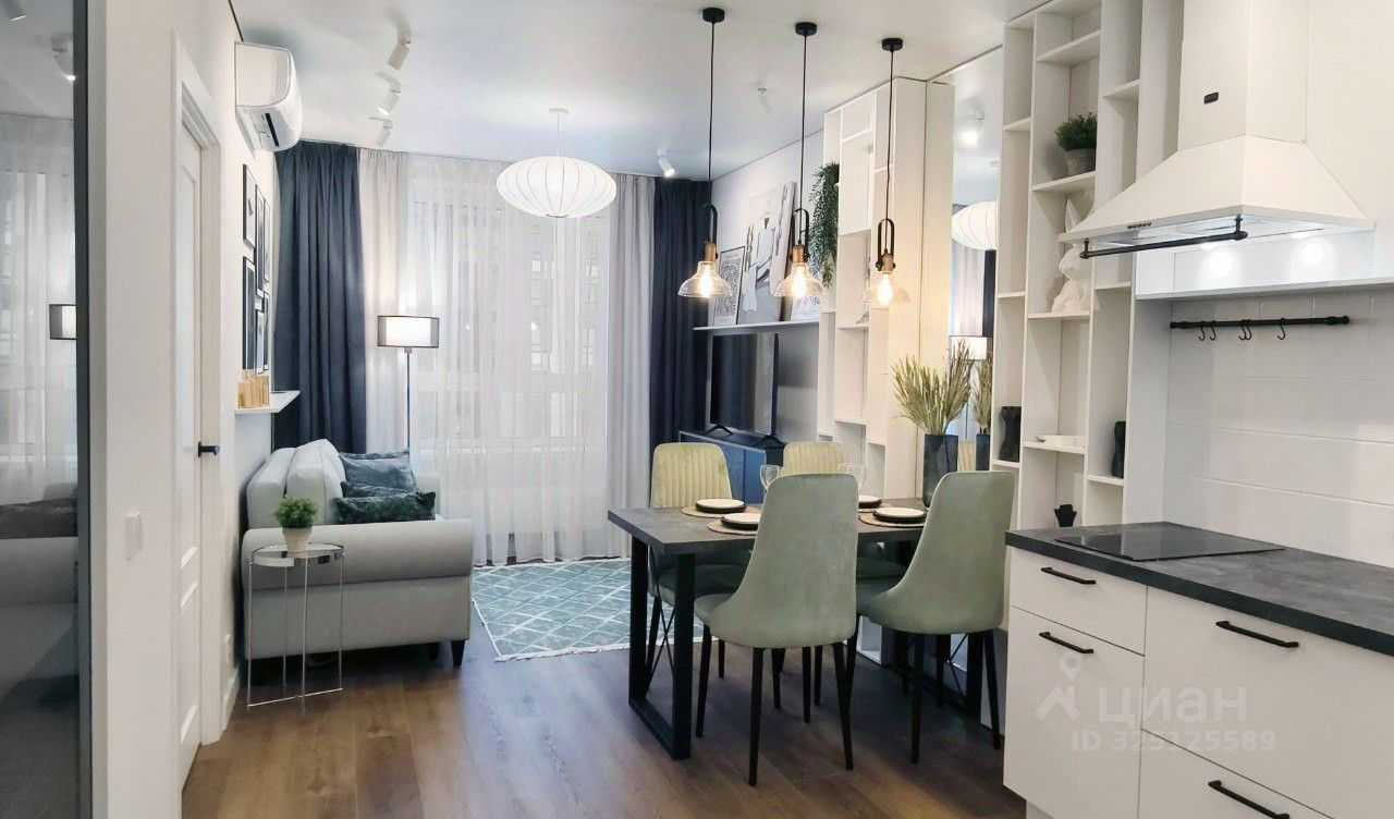1-комнатная квартира, 37,2 м²