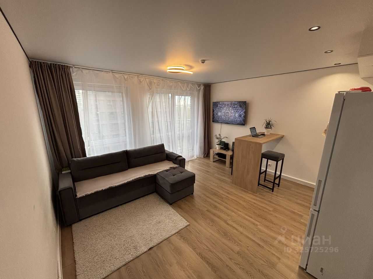 1-комнатная квартира, 28,4 м² — фотография 2