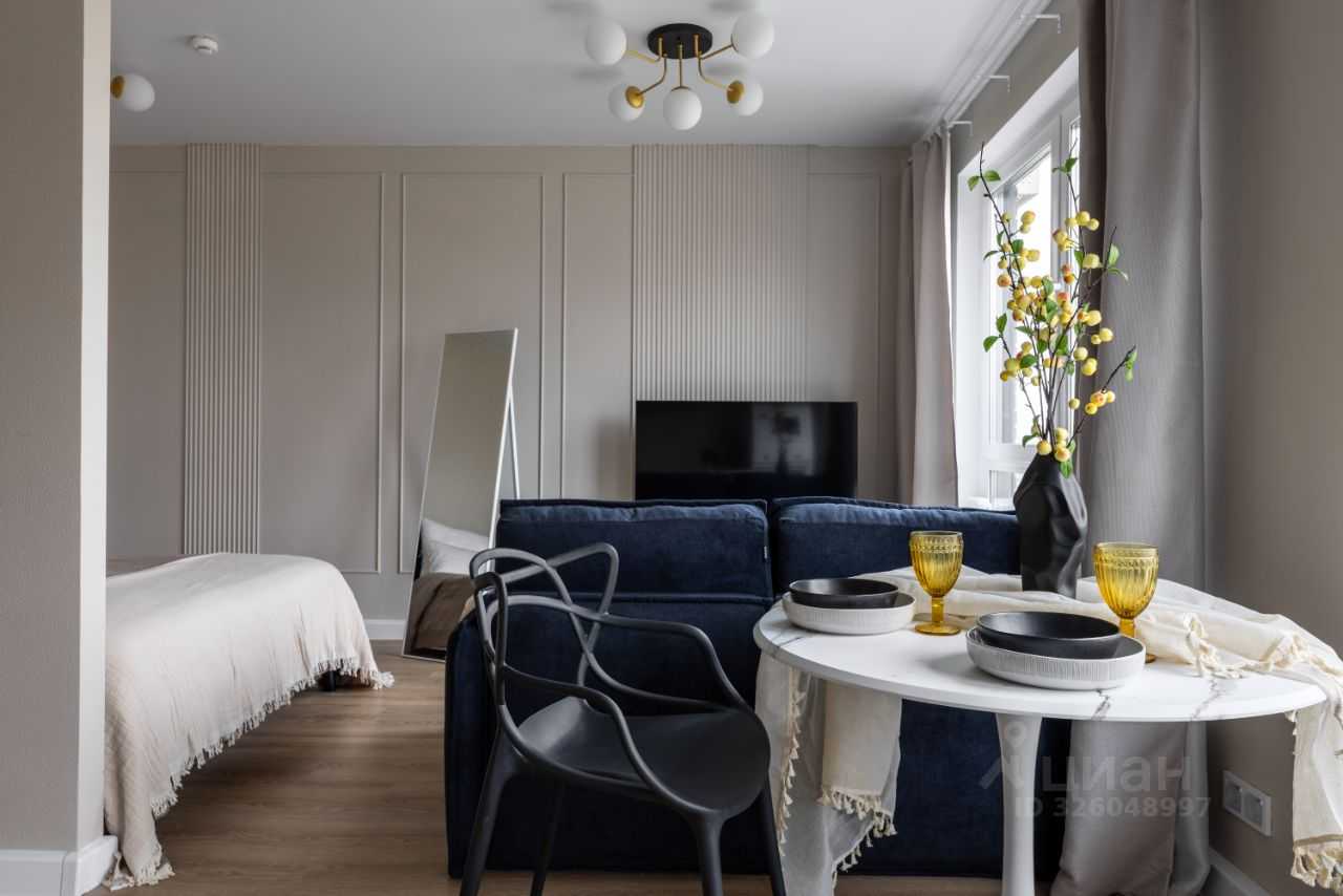 1-комнатная квартира, 35 м²