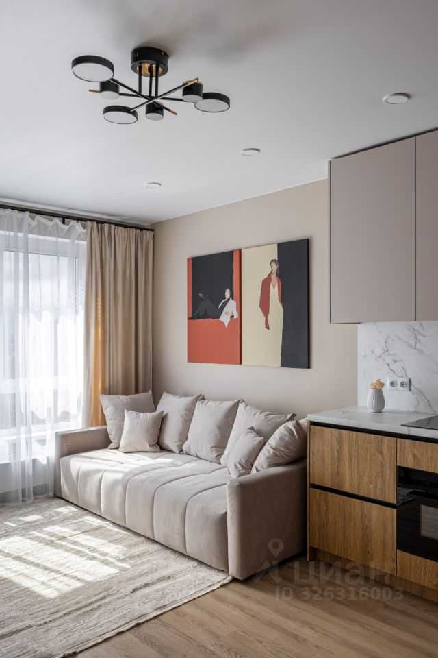 1-комнатная квартира, 43,8 м² — фотография 3
