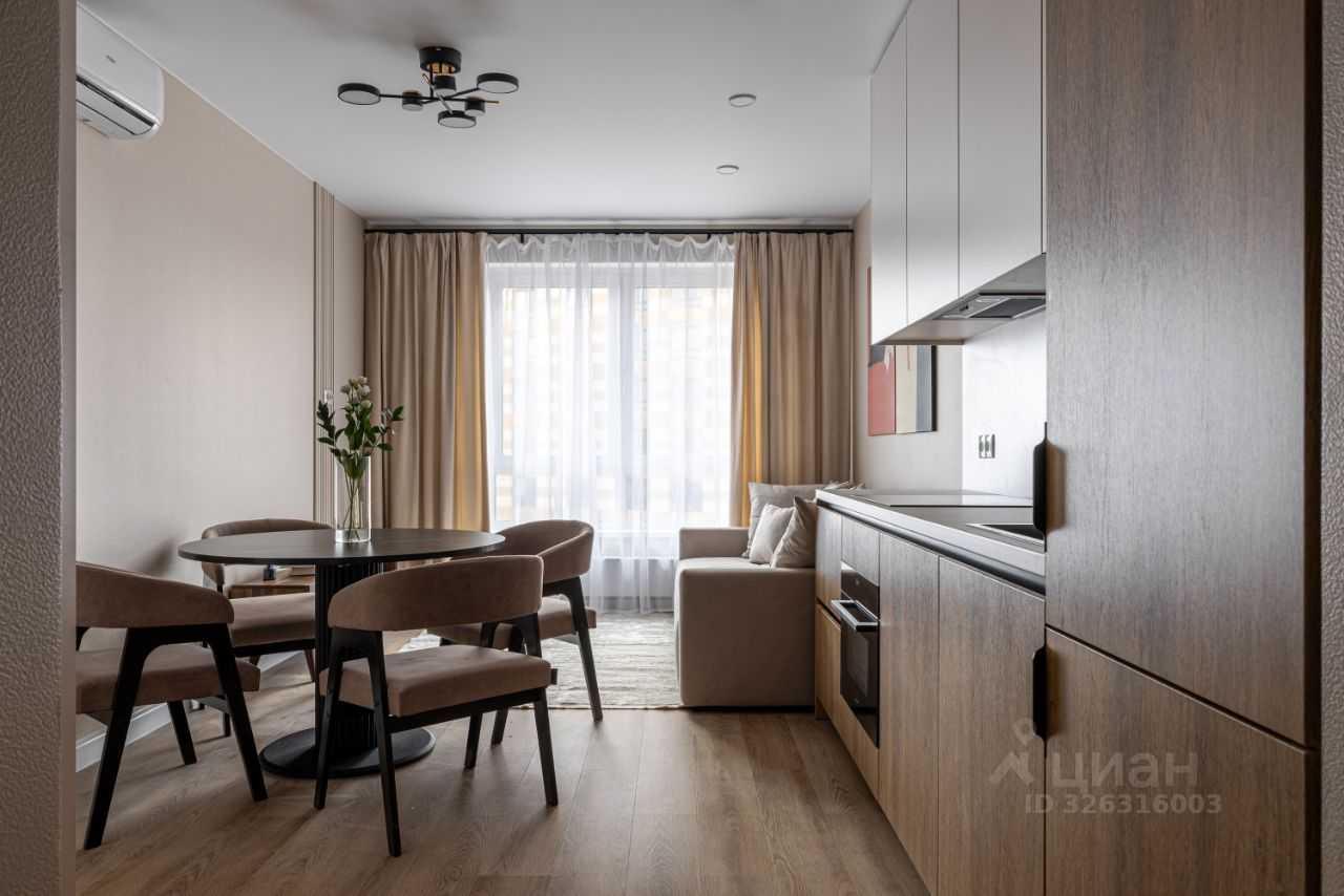 1-комнатная квартира, 43,8 м²