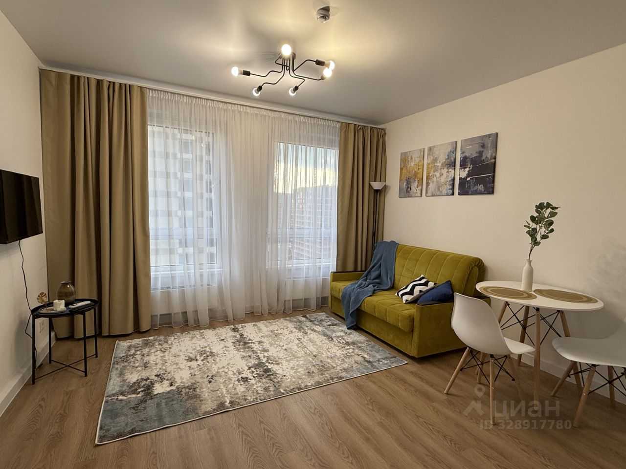 1-комнатная квартира, 23,7 м²