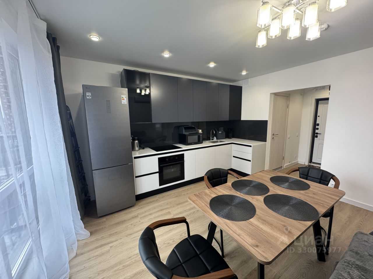 2-комнатная квартира, 57 м²