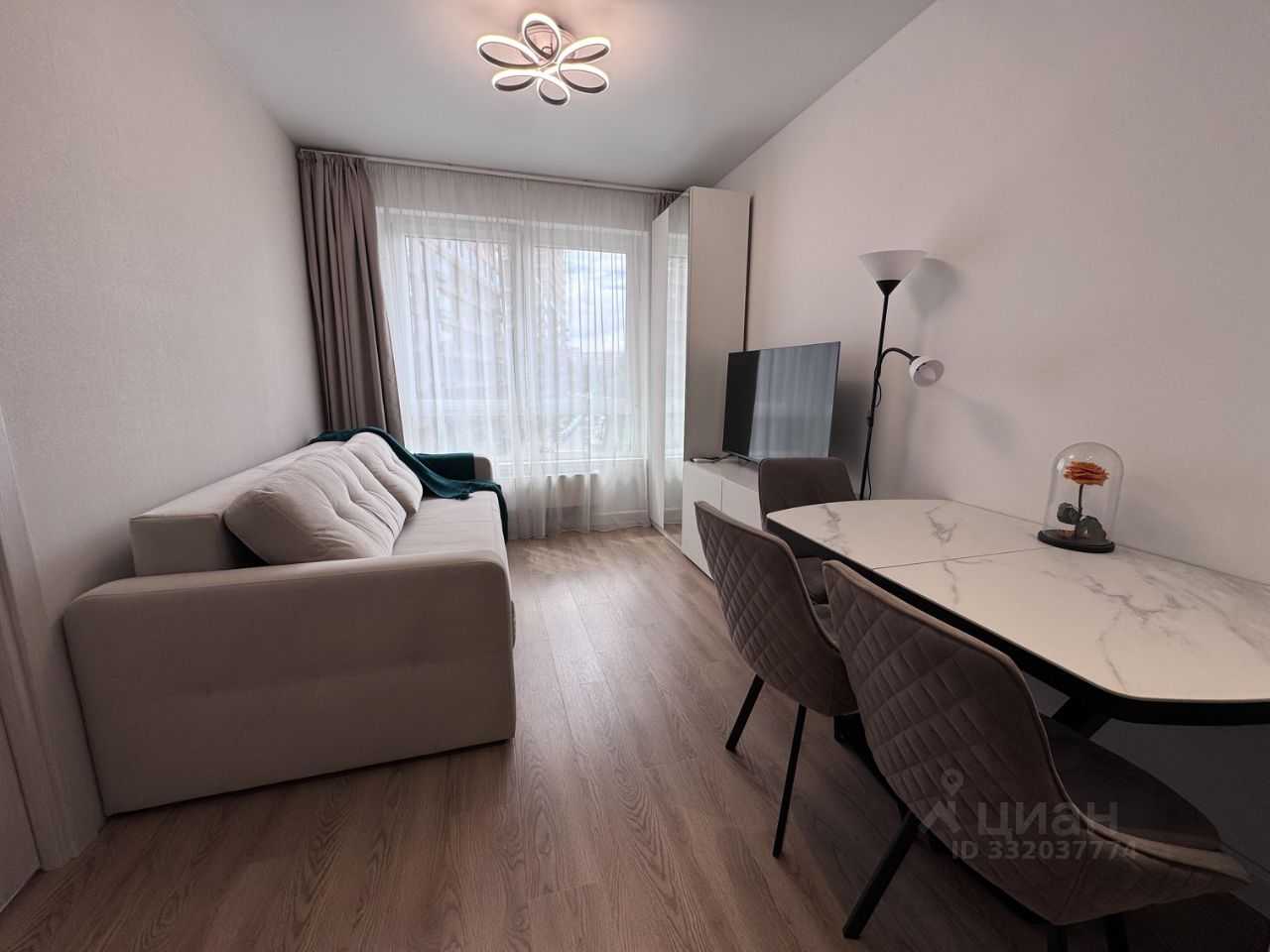 1-комнатная квартира, 32 м² — фотография 2