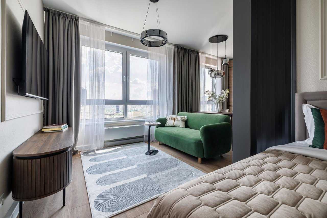 1-комнатная квартира, 33,7 м² — фотография 2