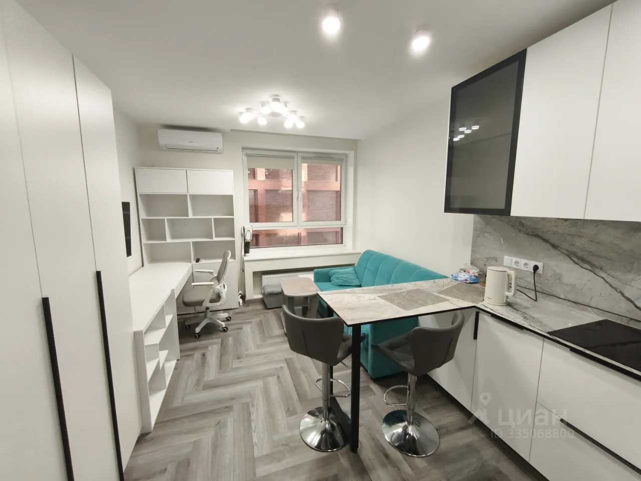 1-комнатная квартира, 25,3 м²