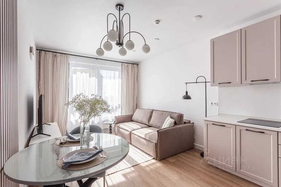 1-комнатная квартира, 44 м²