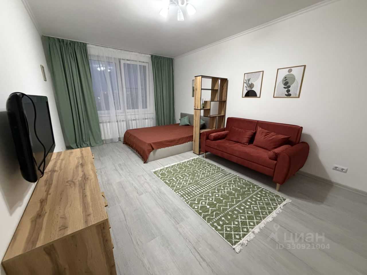 1-комнатная квартира, 42,2 м² — фотография 2