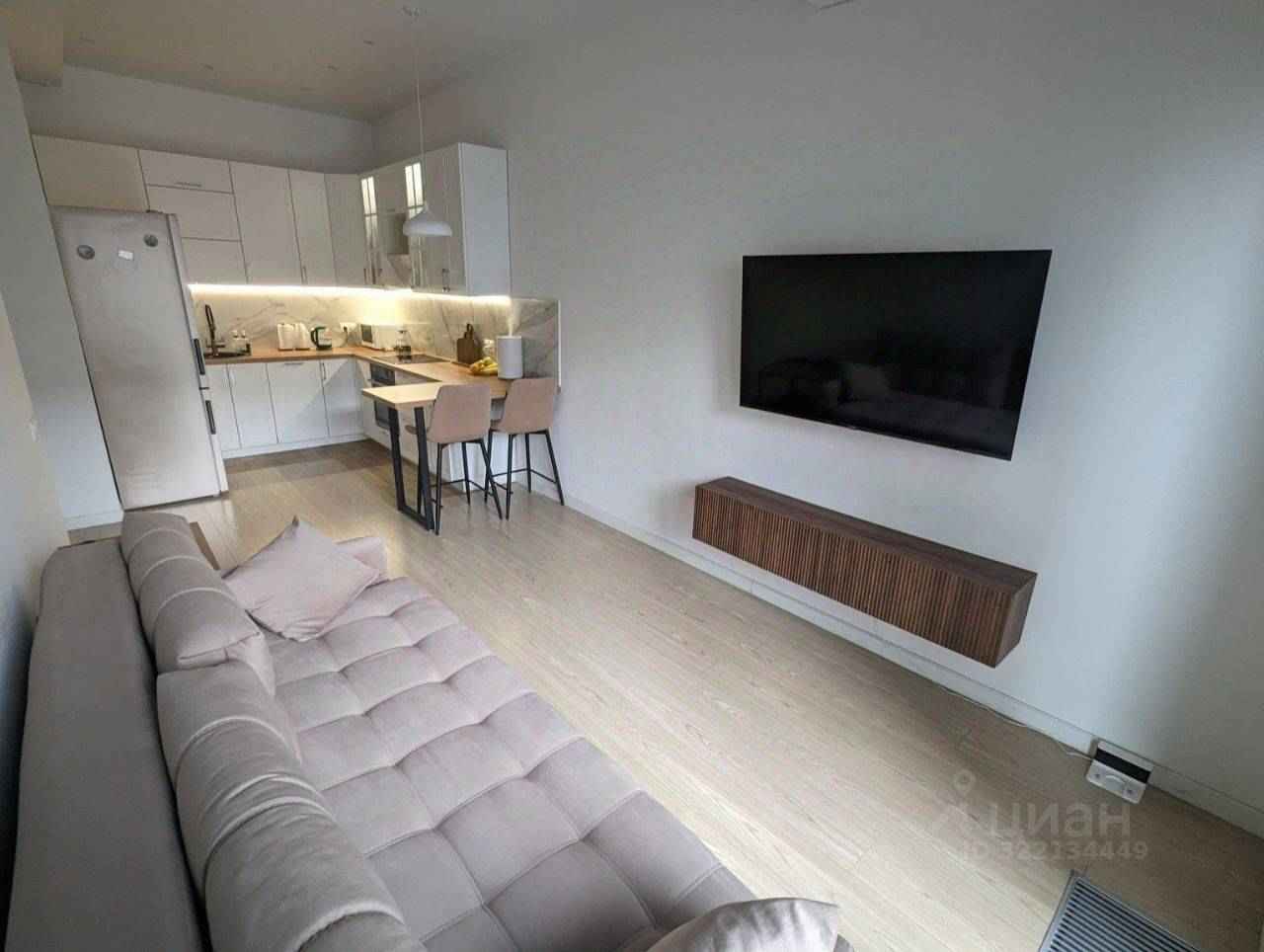 2-комнатная квартира, 53 м² — фотография 3