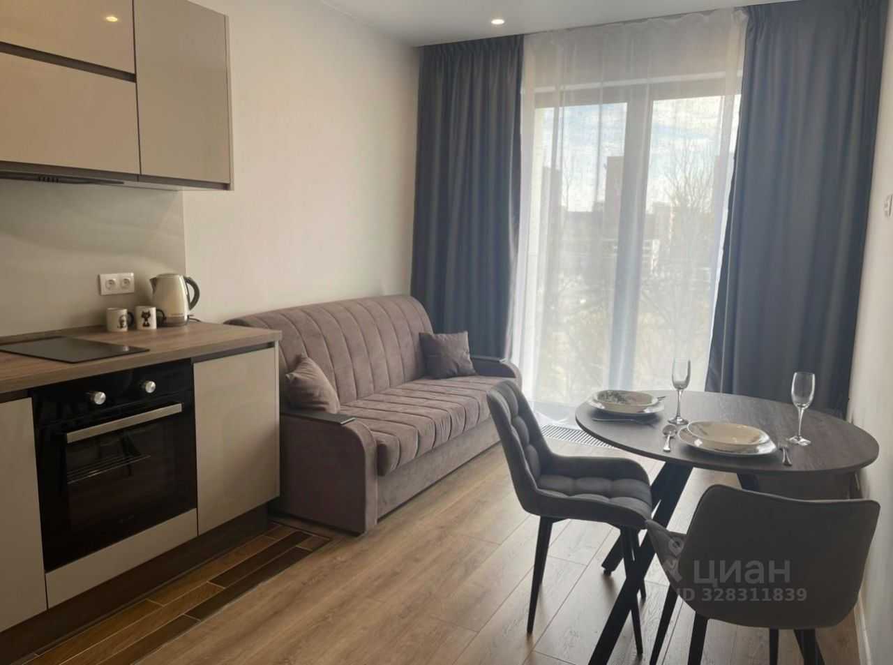 1-комнатная квартира, 35 м²