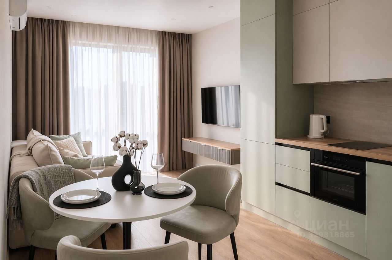 1-комнатная квартира, 34 м²