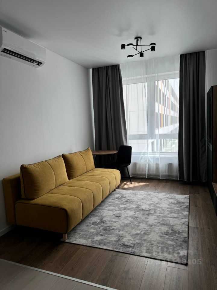 1-комнатная квартира, 37 м²