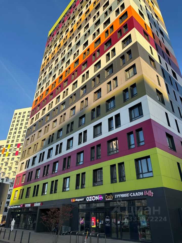 1-комнатная квартира, 37,6 м²