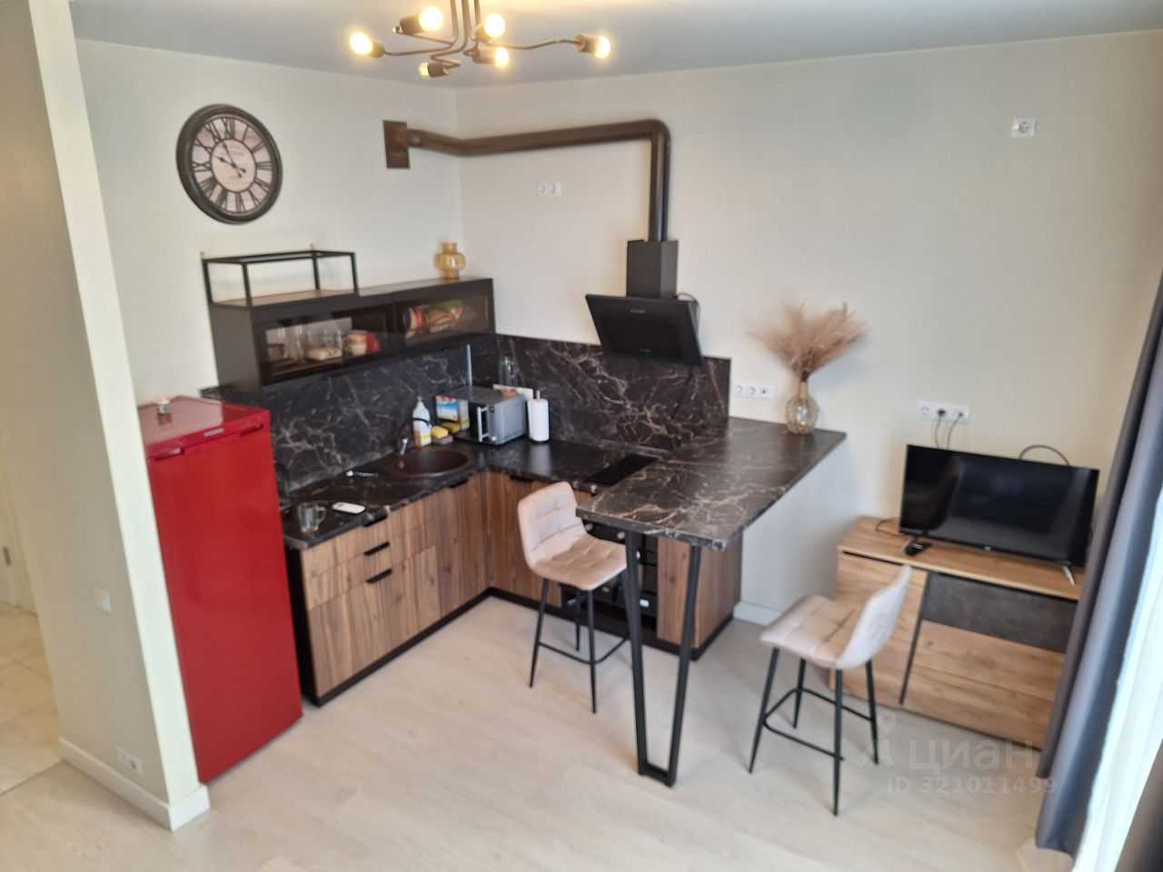 1-комнатная квартира, 24,2 м²