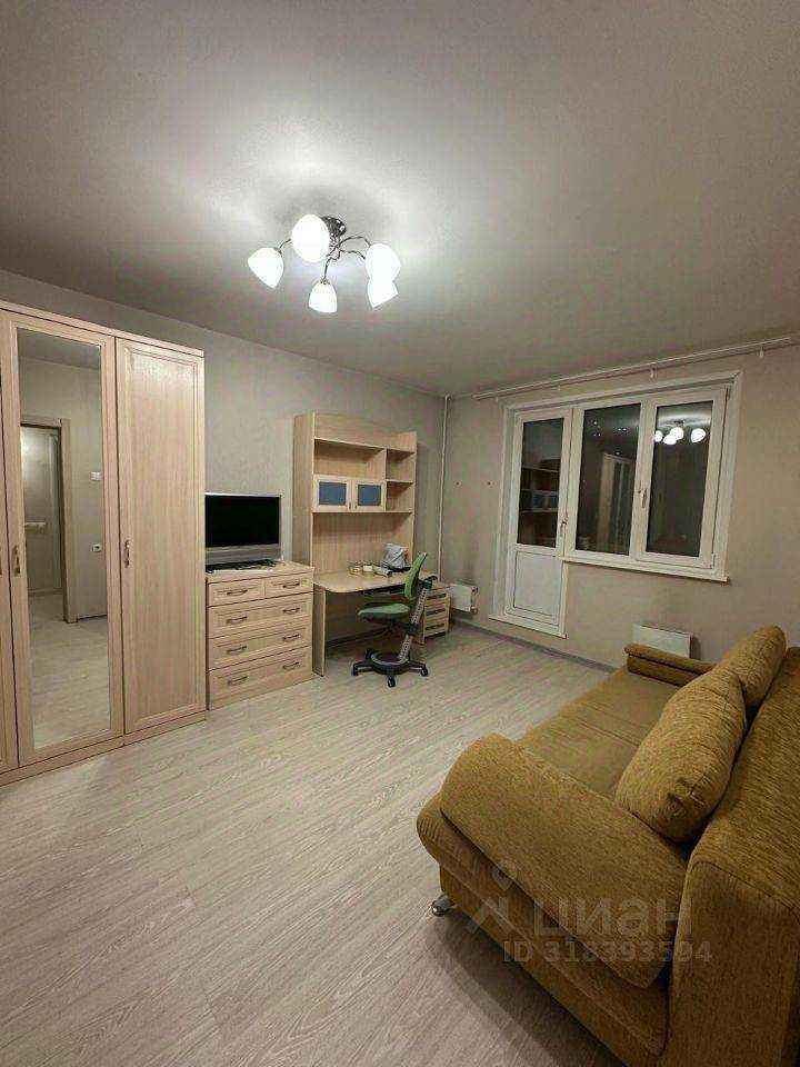 1-комнатная квартира, 38 м²