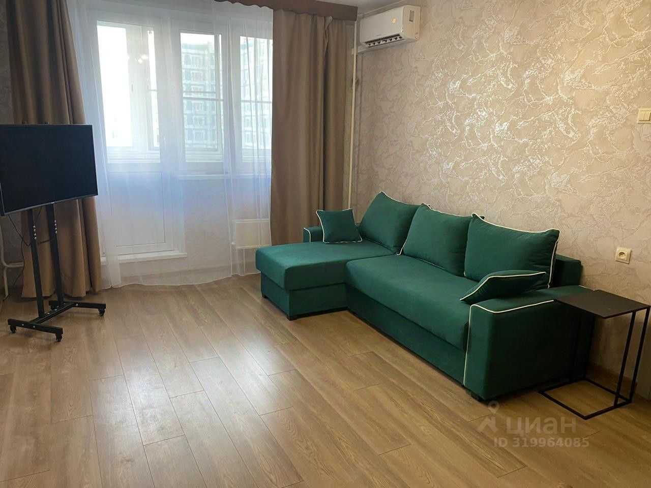 1-комнатная квартира, 39 м² — фотография 2