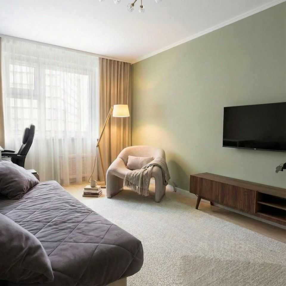 1-комнатная квартира, 38 м² — фотография 2