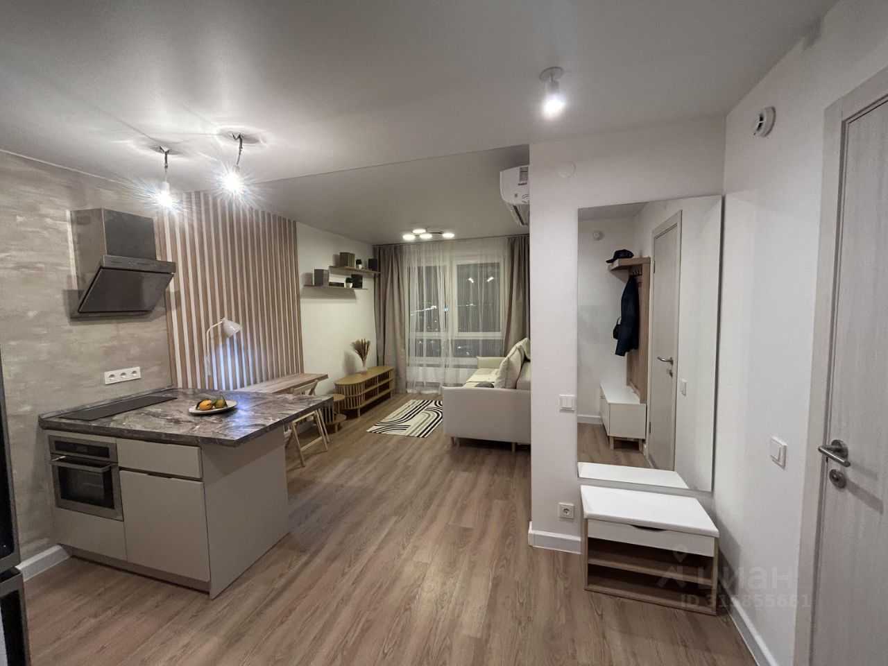 1-комнатная квартира, 35 м²