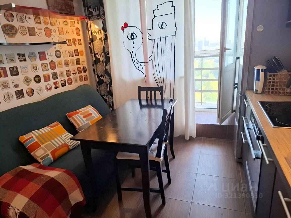 1-комнатная квартира, 38,5 м²